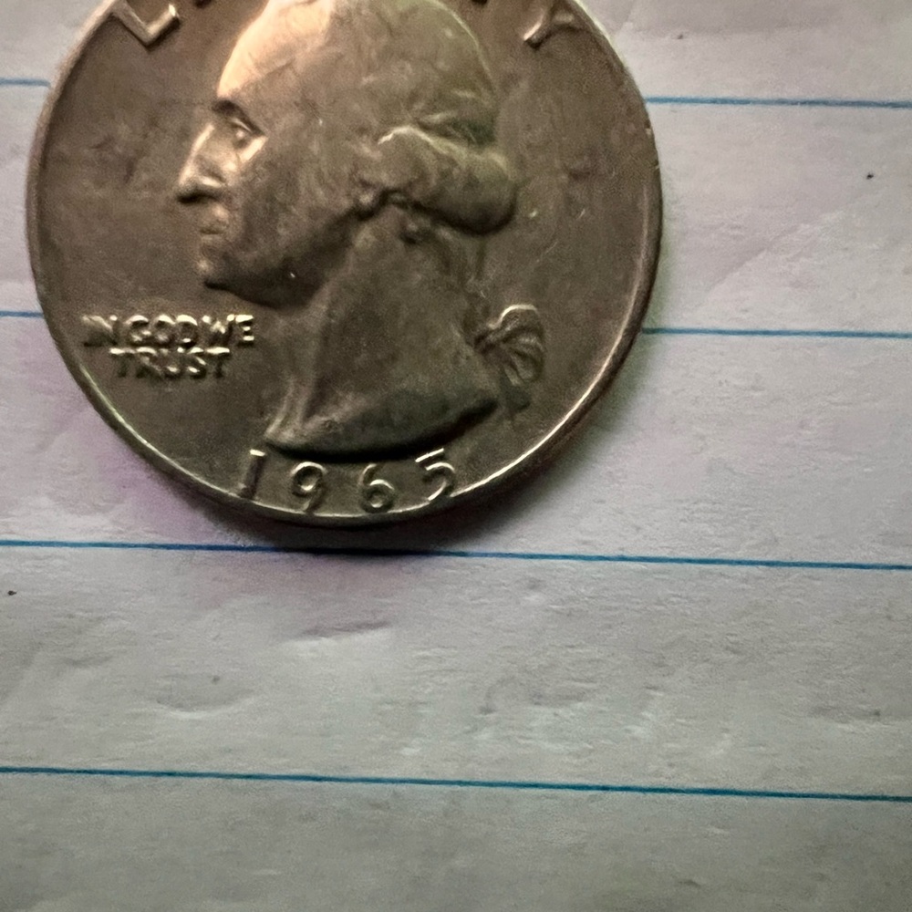 1965 quarter no mint mark